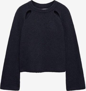 MANGO TEEN Sweater 'Open' in Blue: front