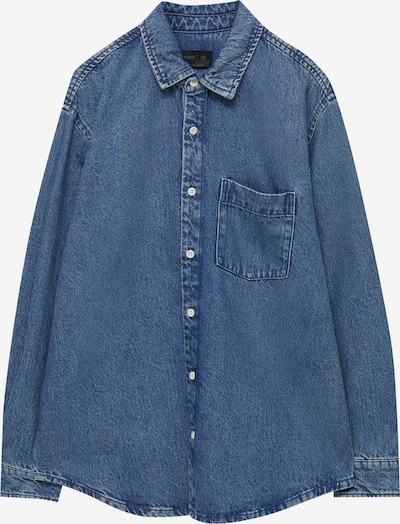 Pull&Bear Button Up Shirt in Blue denim, Item view