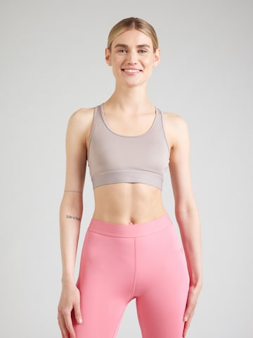 Bustier Soutien-gorge de sport 4F en beige : devant