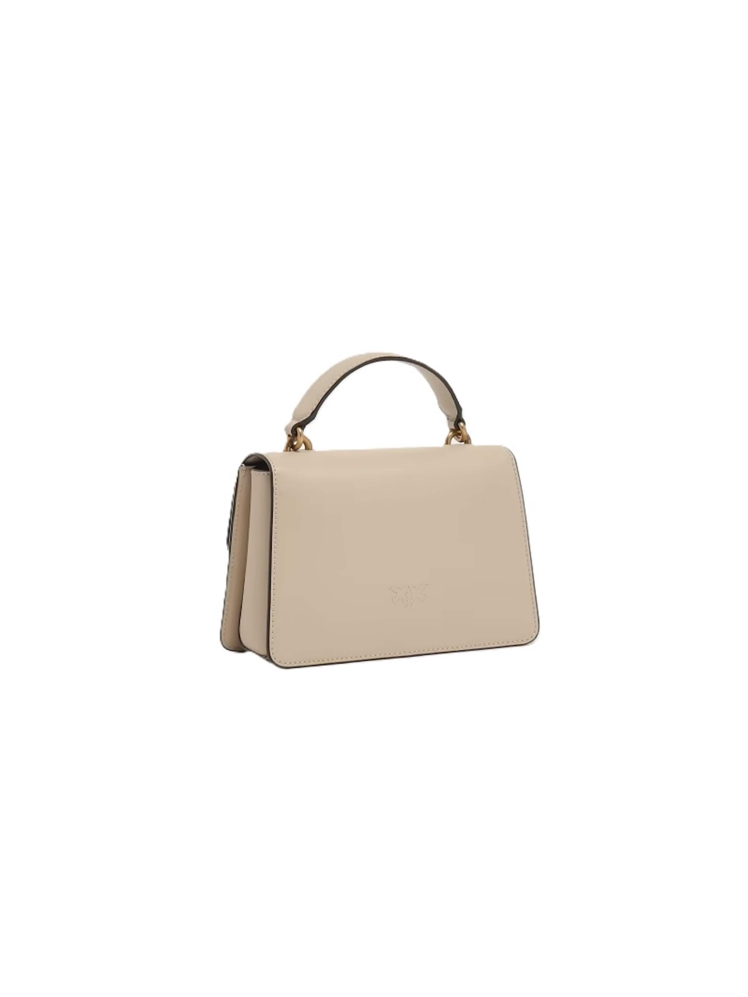 Borsa a tracolla 'Love One' di PINKO in beige
