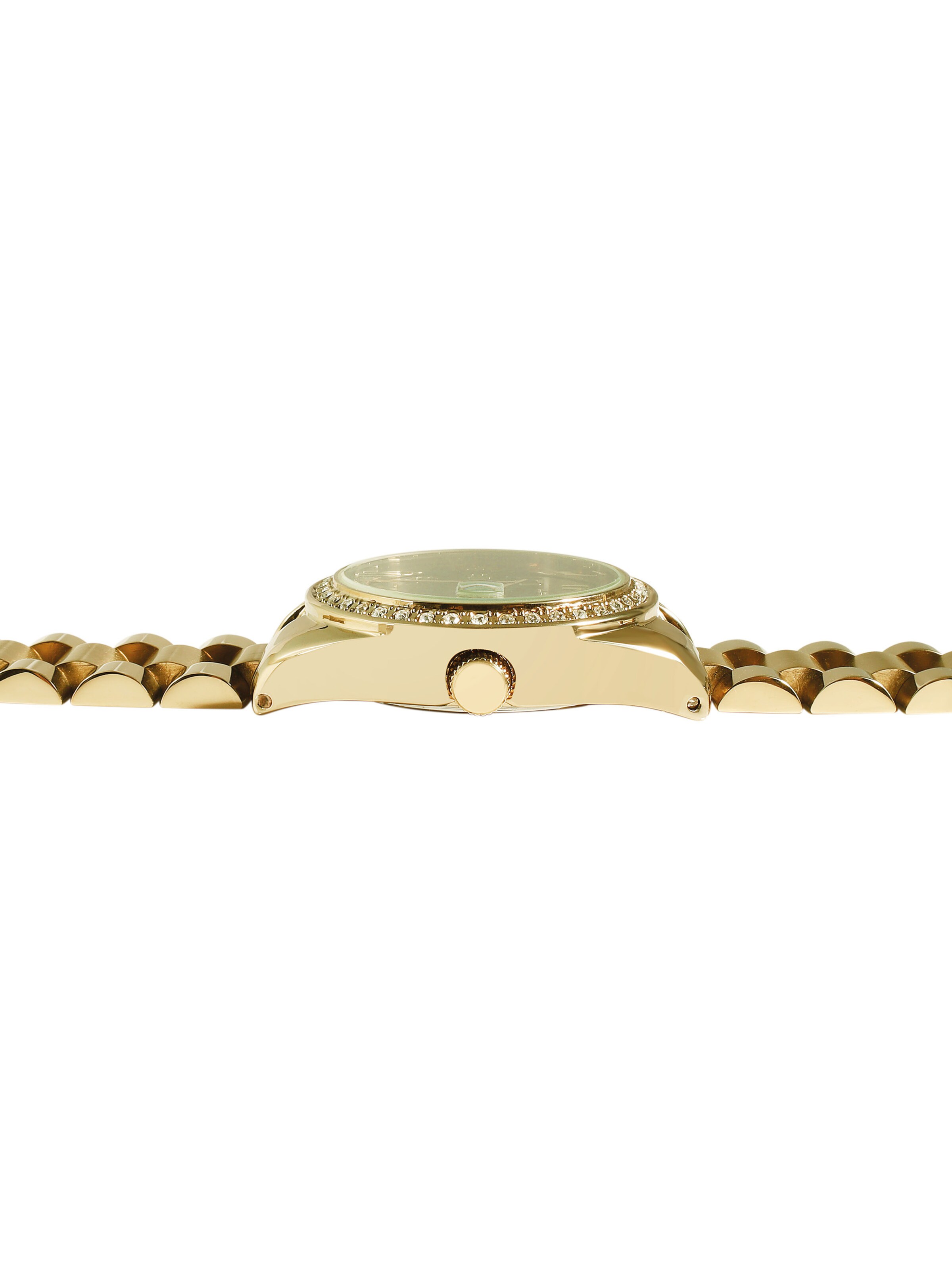Just Watch Analog Watch 'Emmi, Datumsanzeige' in Gold