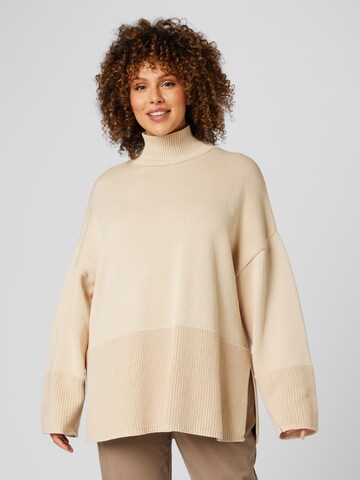 A LOT LESS Pullover 'Charlize' i beige