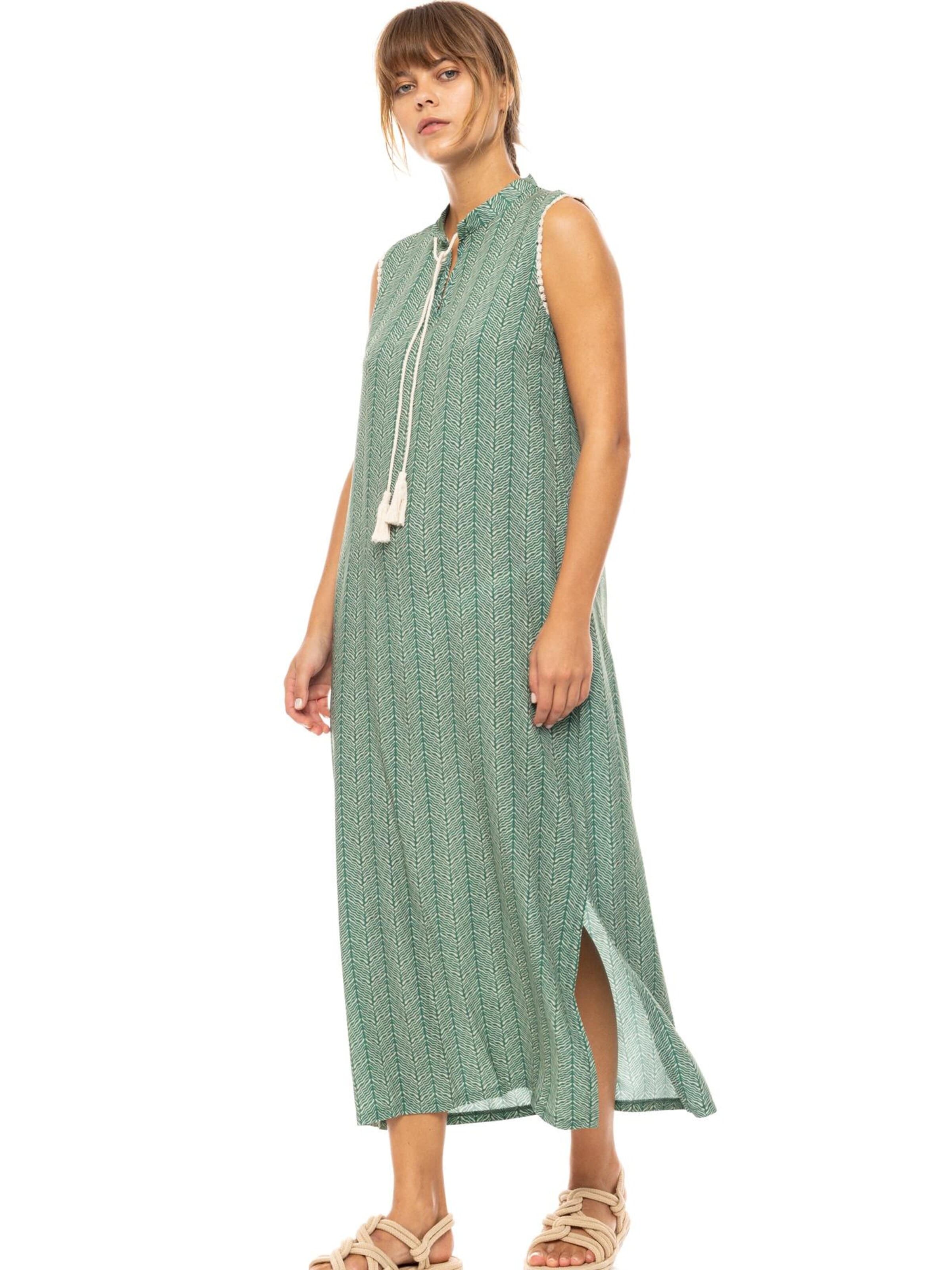 Pink Label Summer Dress in Green