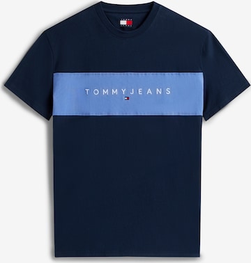 T-Shirt Tommy Jeans en bleu : devant