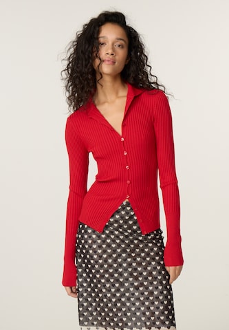 Fabienne Chapot Strickjacke in Rot: Vorderseite