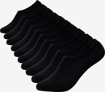 Occulto Ankle Socks 'Strolch' in Black: front