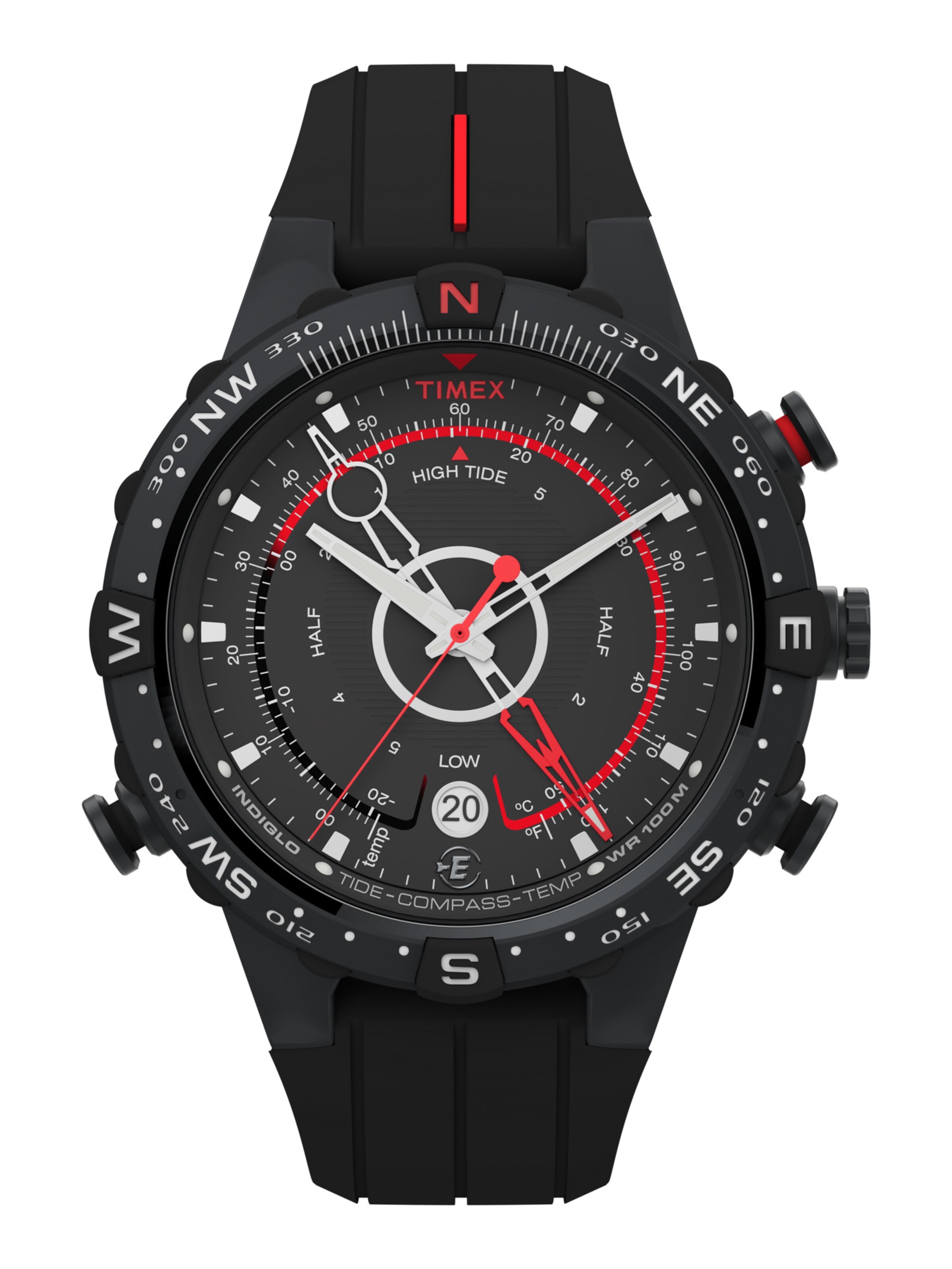 TIMEX Analoog horloge in Zwart: voorkant