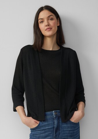 s.Oliver Knit cardigan in Black: front