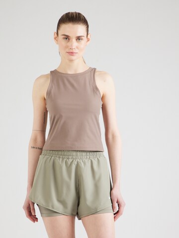NIKE Sports top in Brown: front