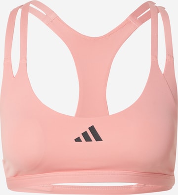 ADIDAS PERFORMANCESportski grudnjak 'Aeroimpact Luxe' - roza boja: prednji dio