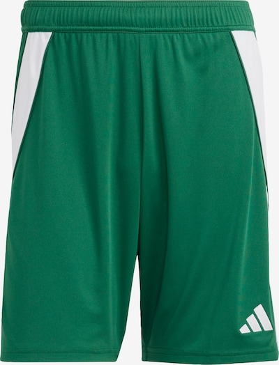 ADIDAS PERFORMANCE Pantalon de sport ' Tiro 24 ' en vert / blanc, Vue avec produit