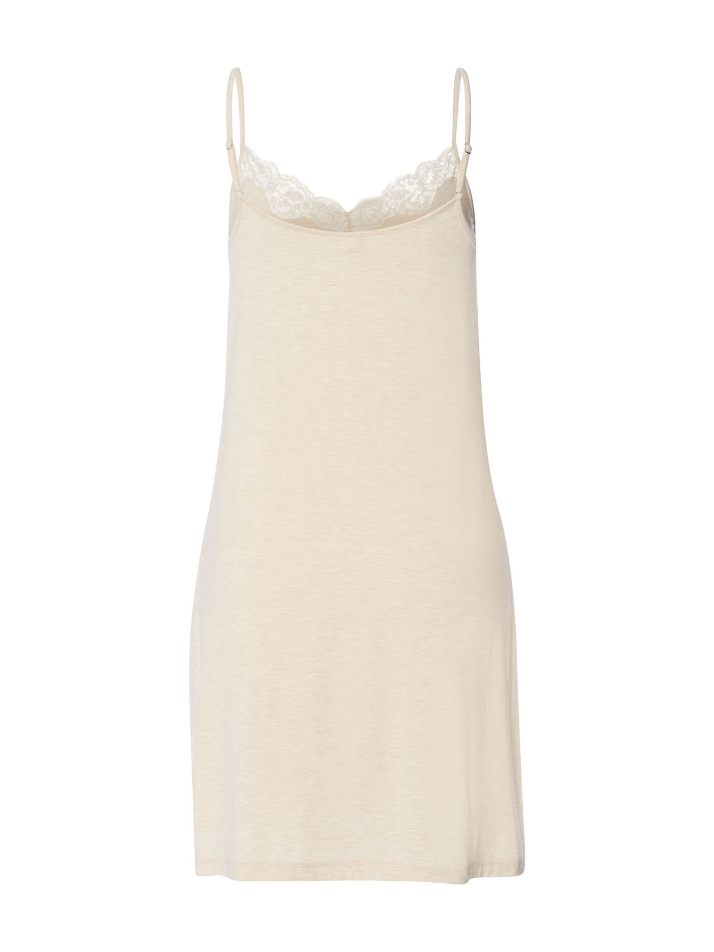 Hanro Nachthemd 'Natural Elegance' in Beige