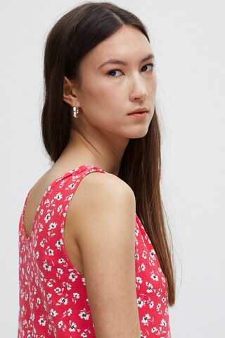 ICHI - Vestido 'Lisa' en rojo