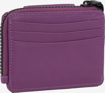Braun Büffel Wallet 'Capri' in Purple