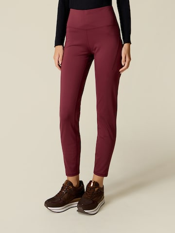 Slimfit Pantaloni di oltre in rosso
