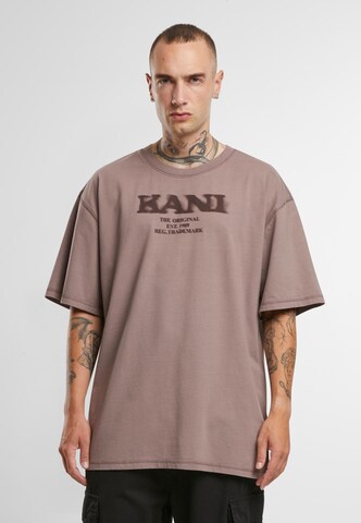 Maglietta di Karl Kani in marrone: frontale