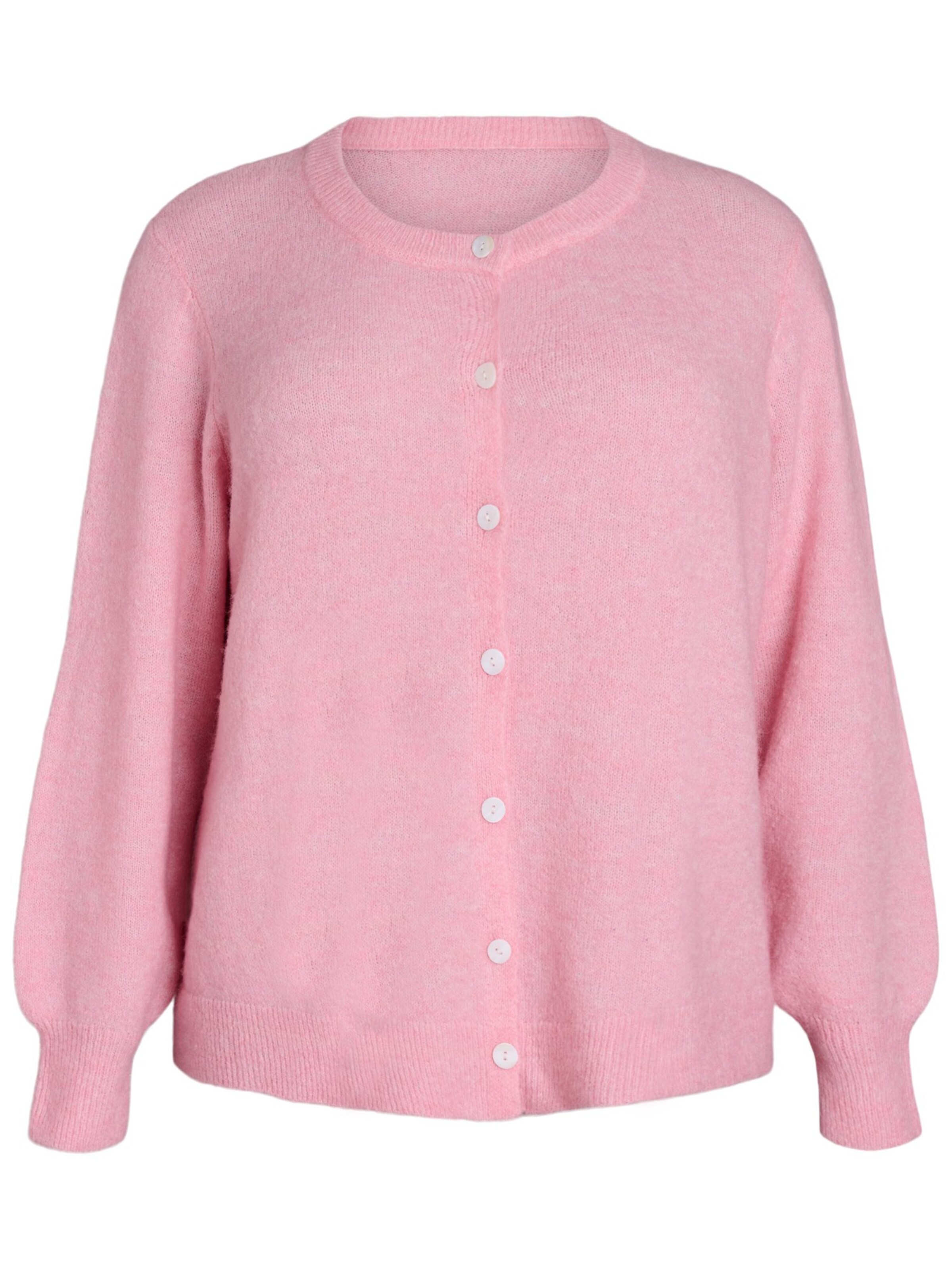 Zizzi Pletena jopa 'Mvida' | roza barva: sprednja stran