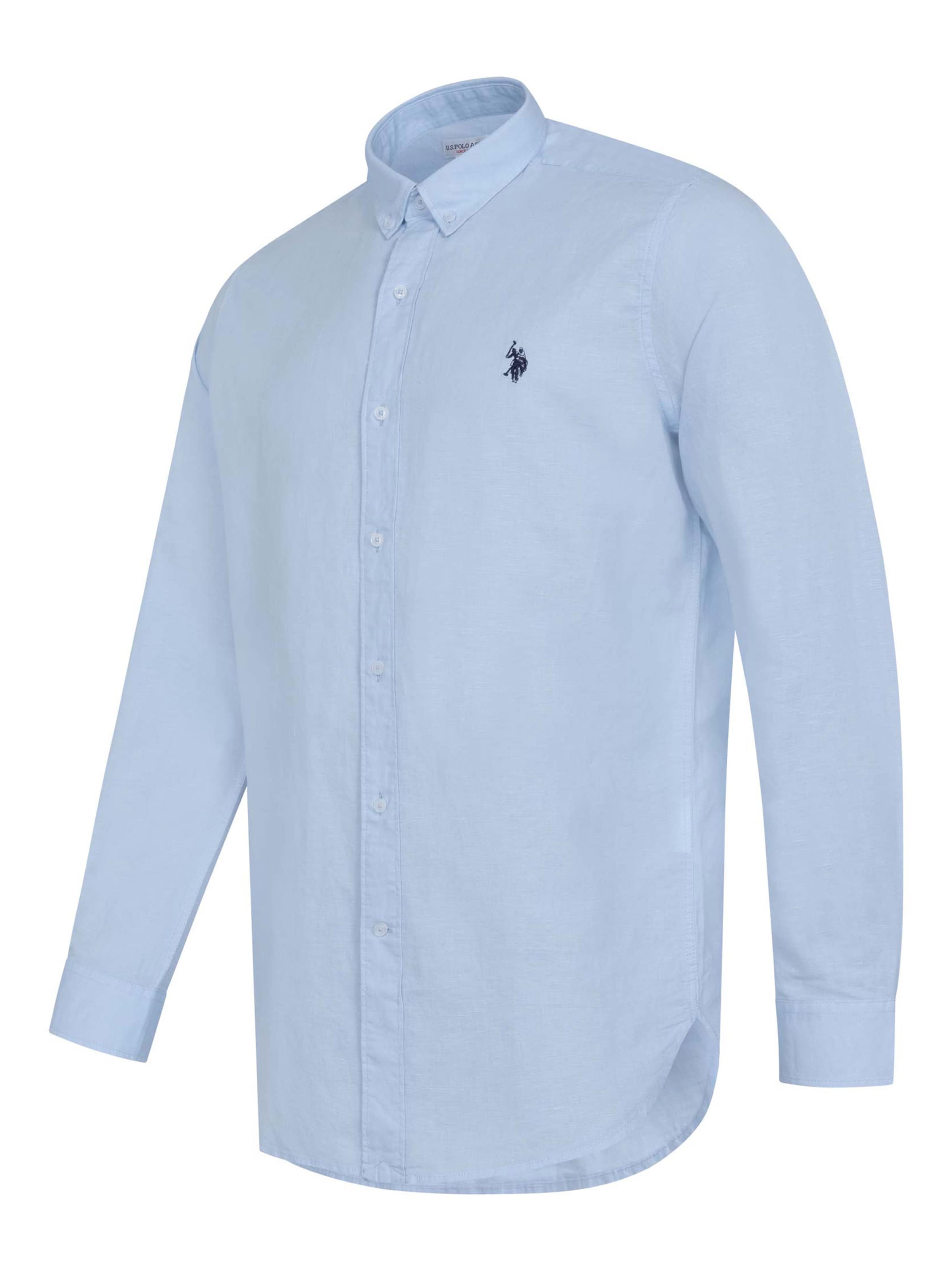 U.S. POLO ASSN. Regular fit Button Up Shirt in Blue