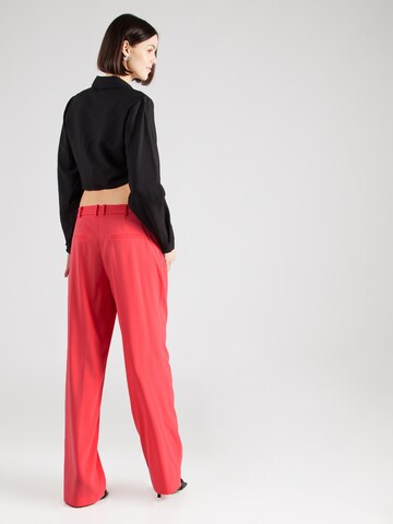 PATRIZIA PEPE Loose fit Pleat-front trousers in Pink