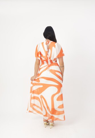 Elara Summer dress in Orange