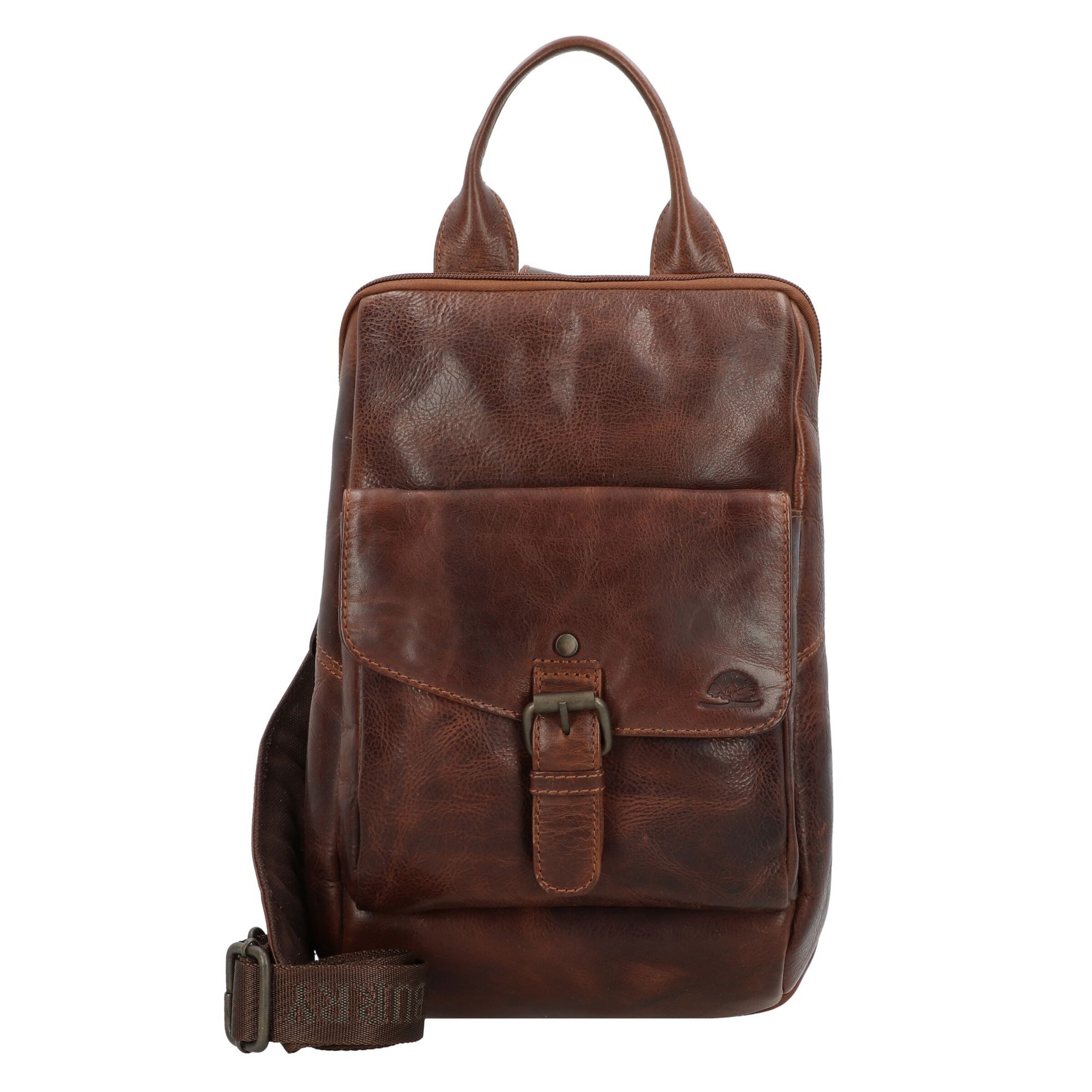 GREENBURRY Schoudertas in Bruin: voorkant