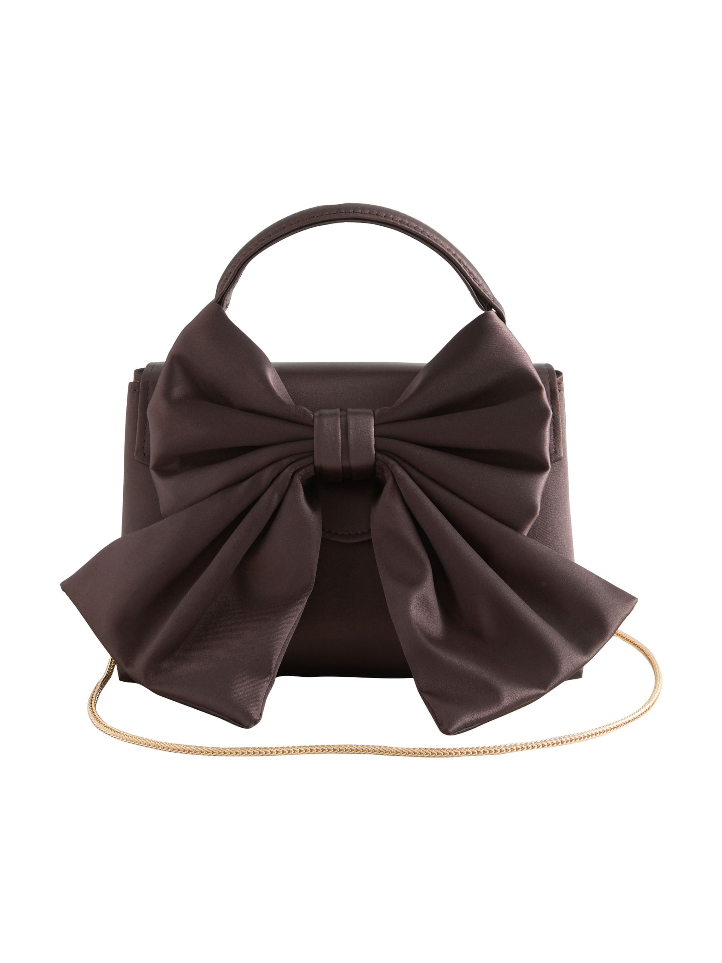 Next Handbag in Brown: front