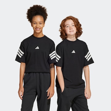 ADIDAS SPORTSWEAR - Camisa funcionais em preto: frente