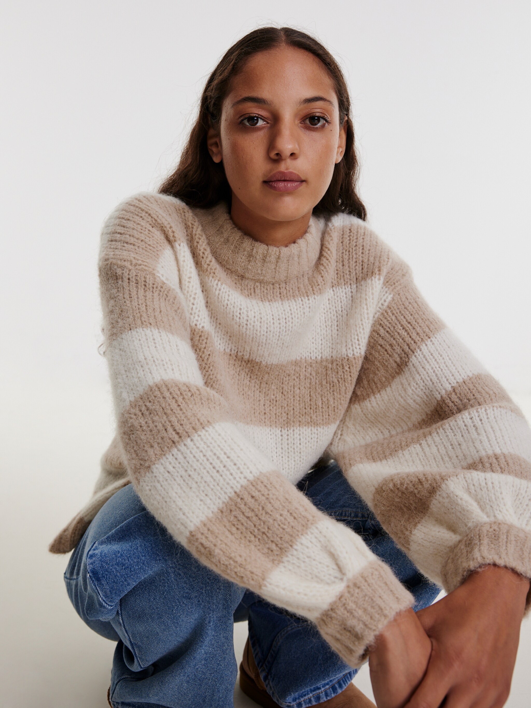 EDITED Producten Trui 'Nurit' Beige