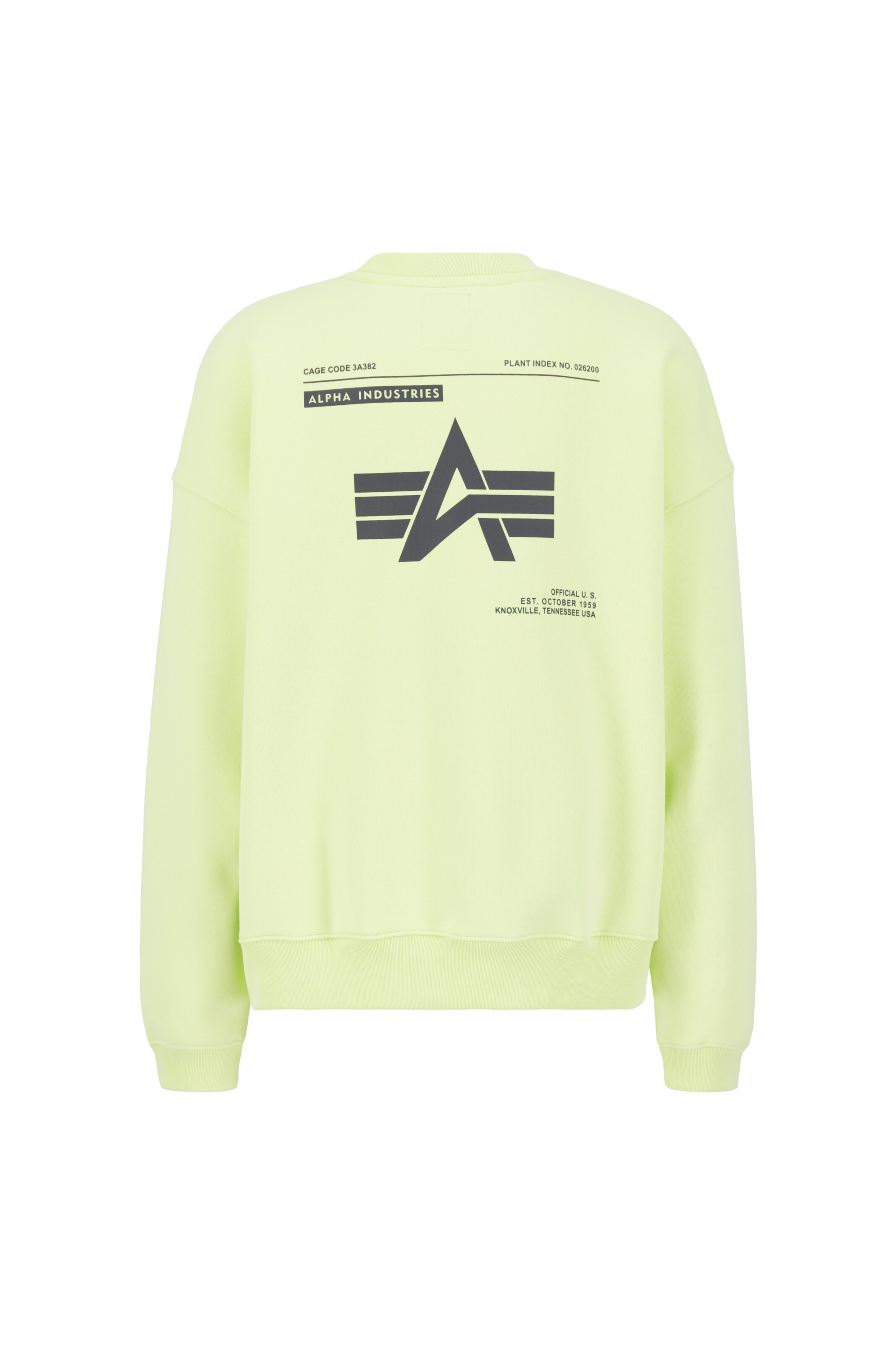 ALPHA INDUSTRIES Sweatshirt in Grün