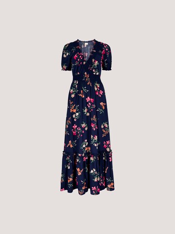 Apricot Watercolour Floral Maxi Dress ' ' in Blau