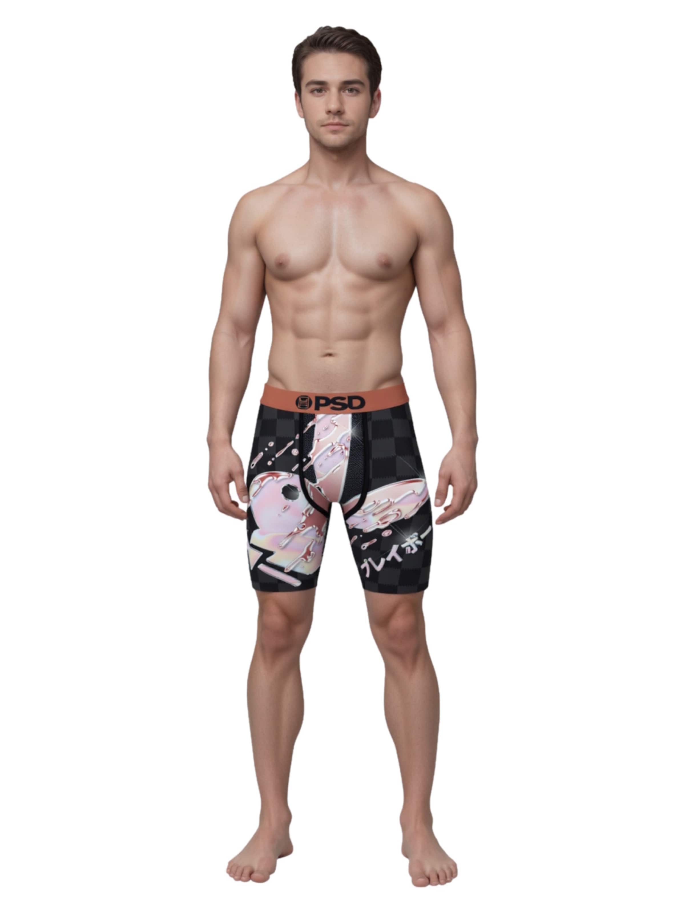 PSD Boxer shorts 'Rose Drippin' in Mixed colours