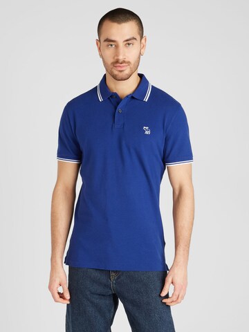 T-Shirt Abercrombie & Fitch en bleu : devant