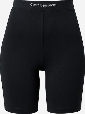 Leggings Calvin Klein Jeans en noir : devant