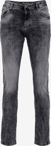 CIPO & BAXX Jeans 'Gridlock' in Grijs: voorkant