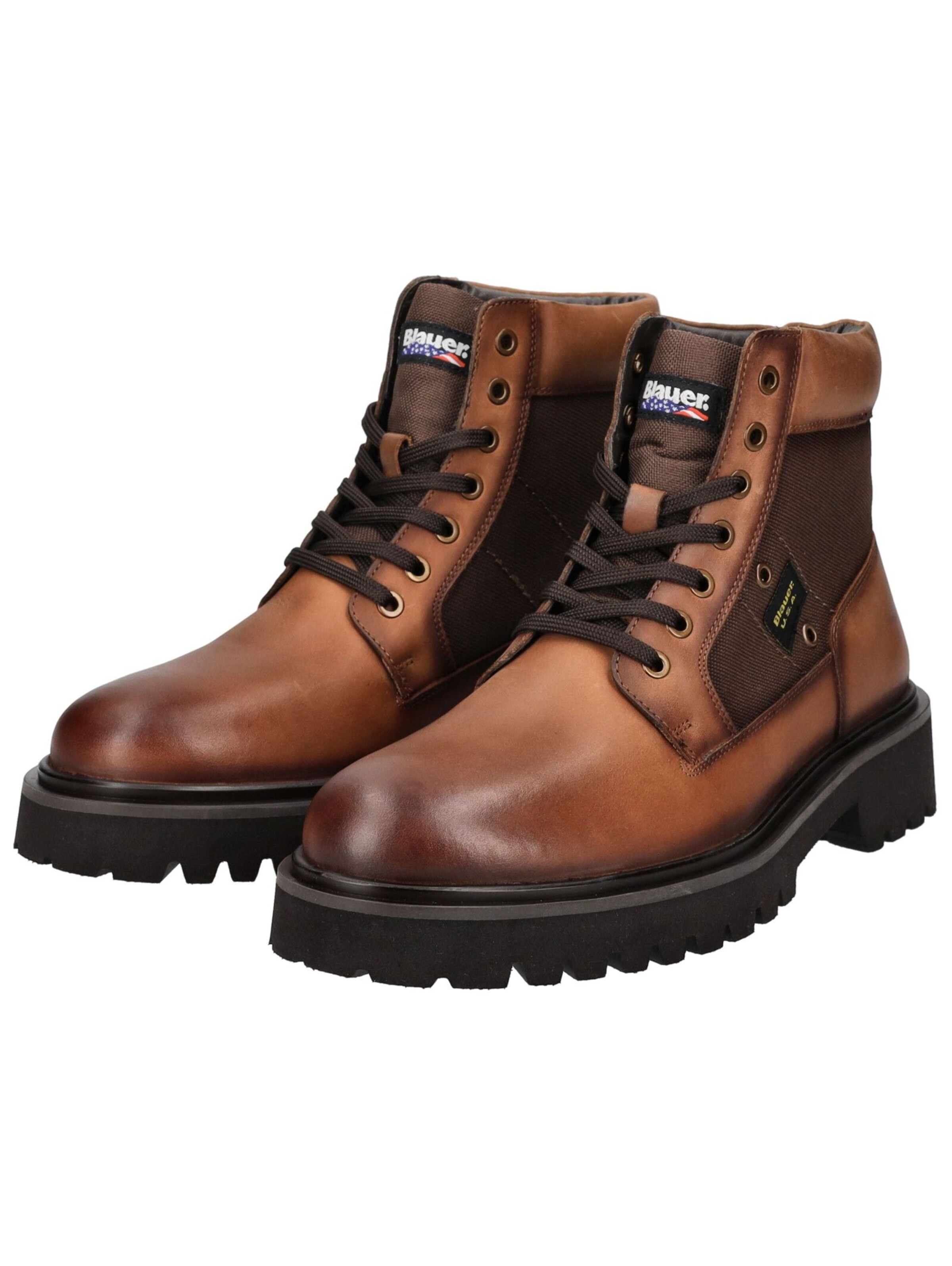 Stivale stringato di Blauer.USA in marrone