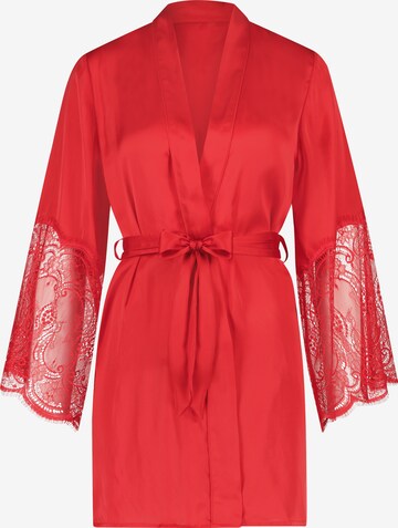 Hunkemöller Short Bathrobe in Red: front