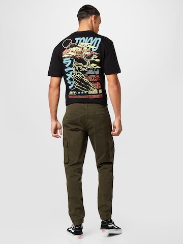 Only & Sons - Tapered Pantalón cargo 'Cam Stage' en verde