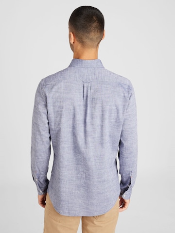 BOSS Orange Regular fit Button Up Shirt 'Rickert' in Blue