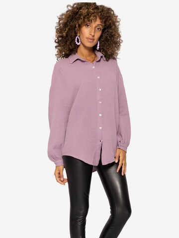 SASSYCLASSY Bluse in Lila