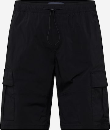 Regular Pantalon cargo 'GORDON' JACK & JONES en noir : devant