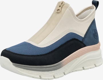Rieker Sneakers hoog in Blauw: voorkant