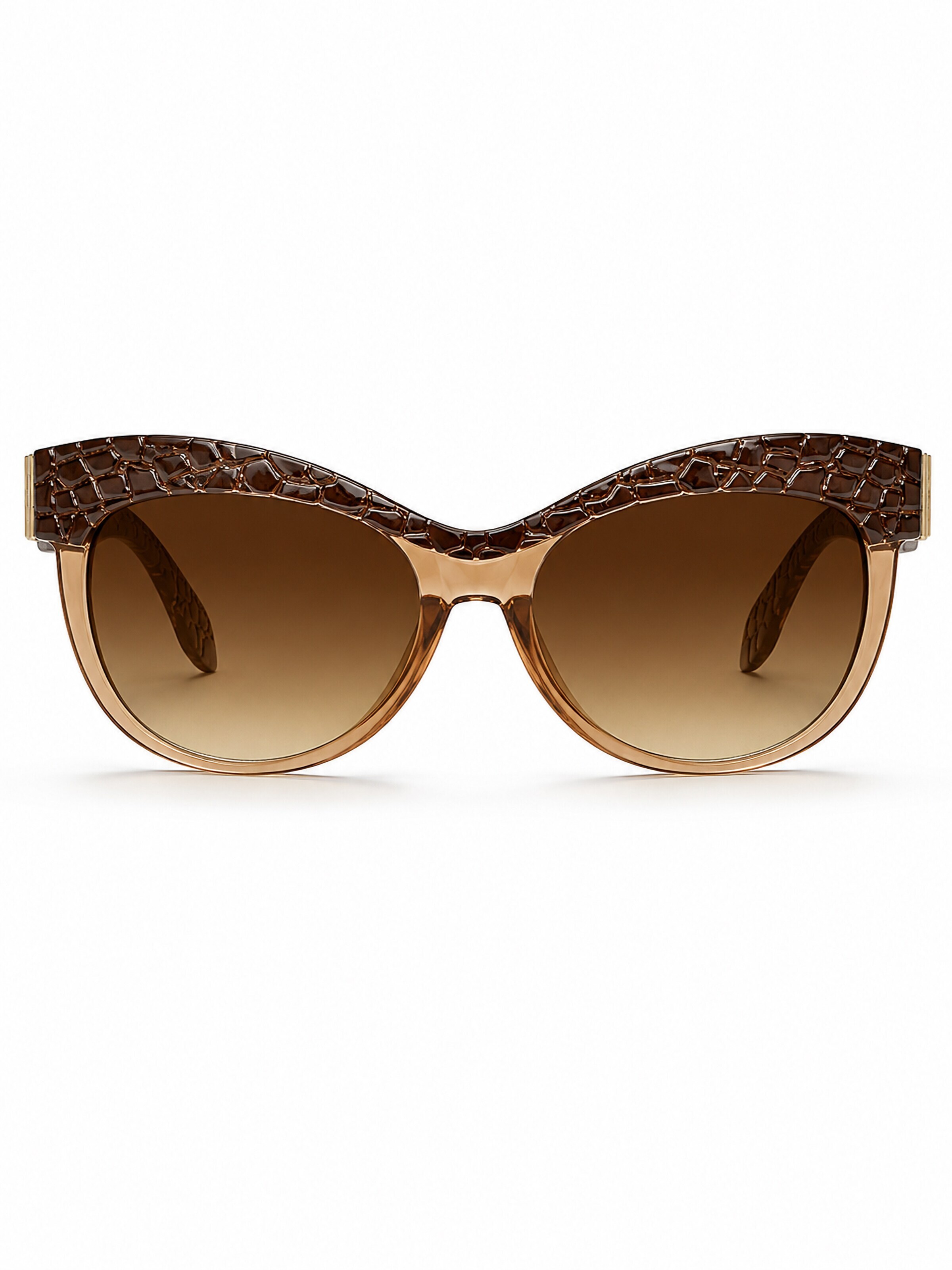COLLEZIONE ALESSANDRO Sunglasses 'Kroko' in Onesize in Brown, Item view