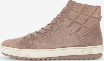 GABOR High-Top Sneakers in Brown