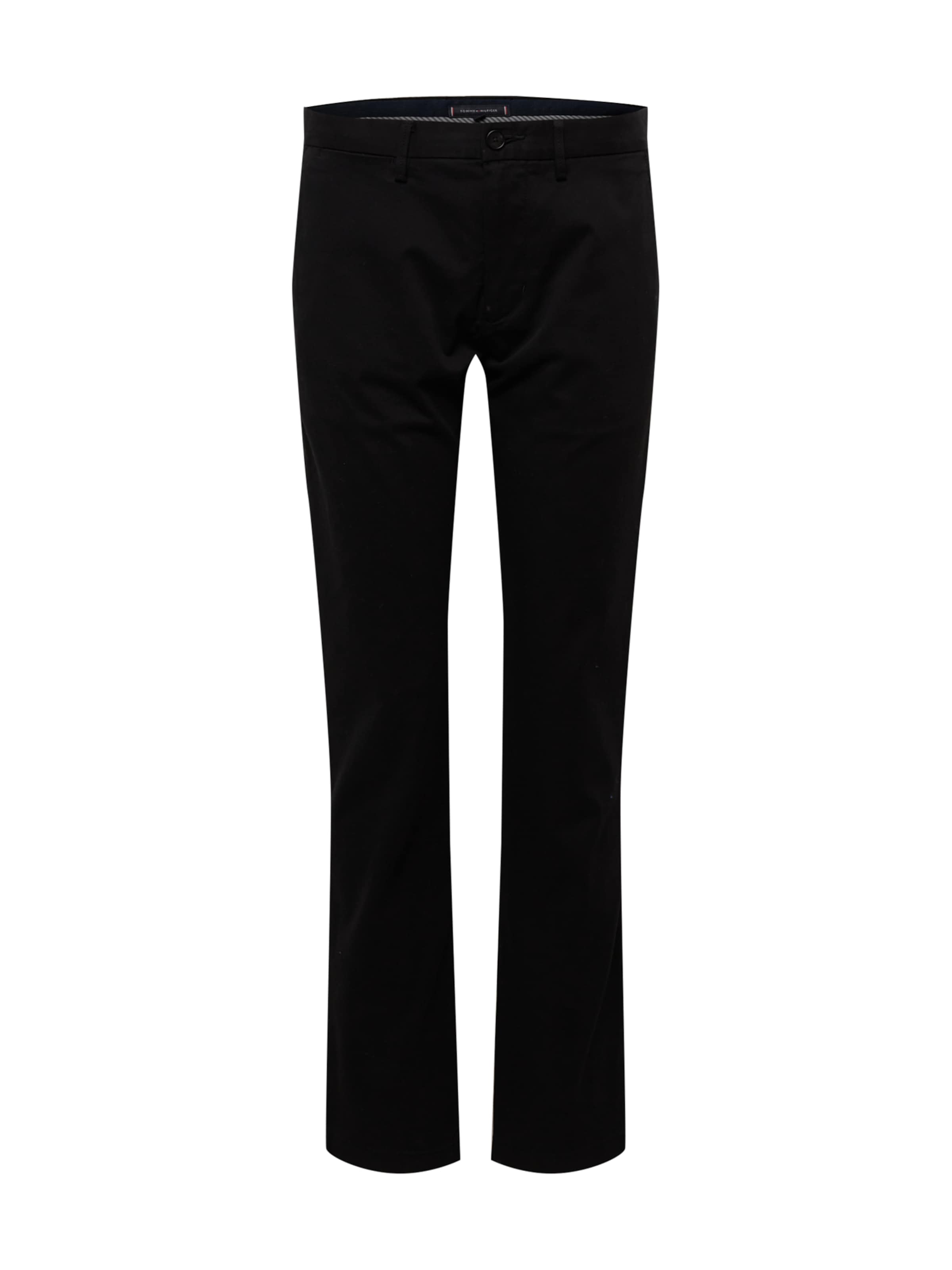 TOMMY HILFIGER Обычный Брюки-чинос 'Bleecker' в Черный: спереди