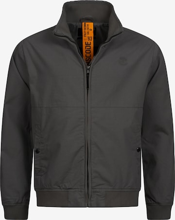 INDICODE JEANS Between-Season Jacket ' Forty ' in Grey: front