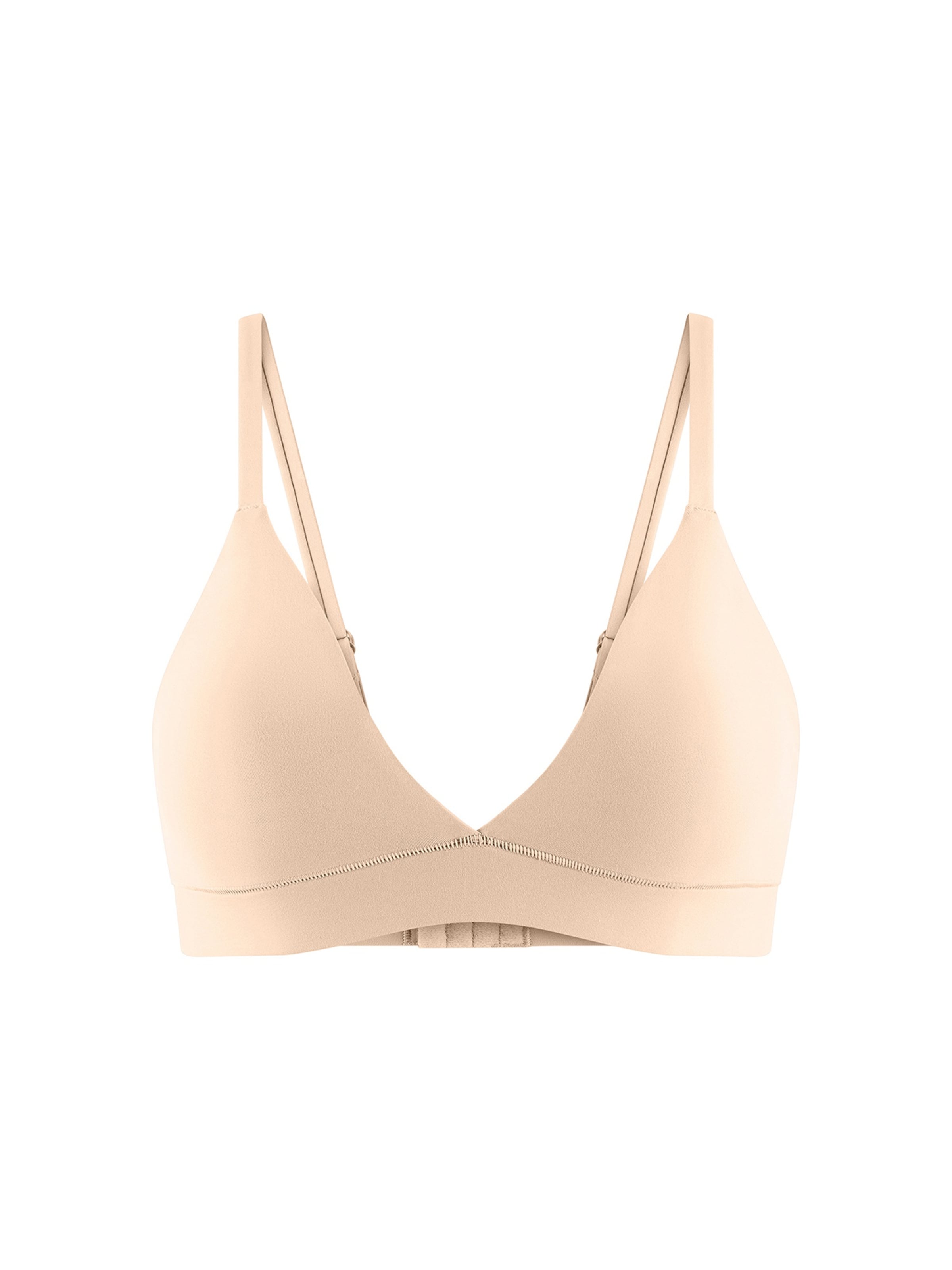 Triangolo Reggiseno 'Pure Soft' di ETAM in beige: frontale