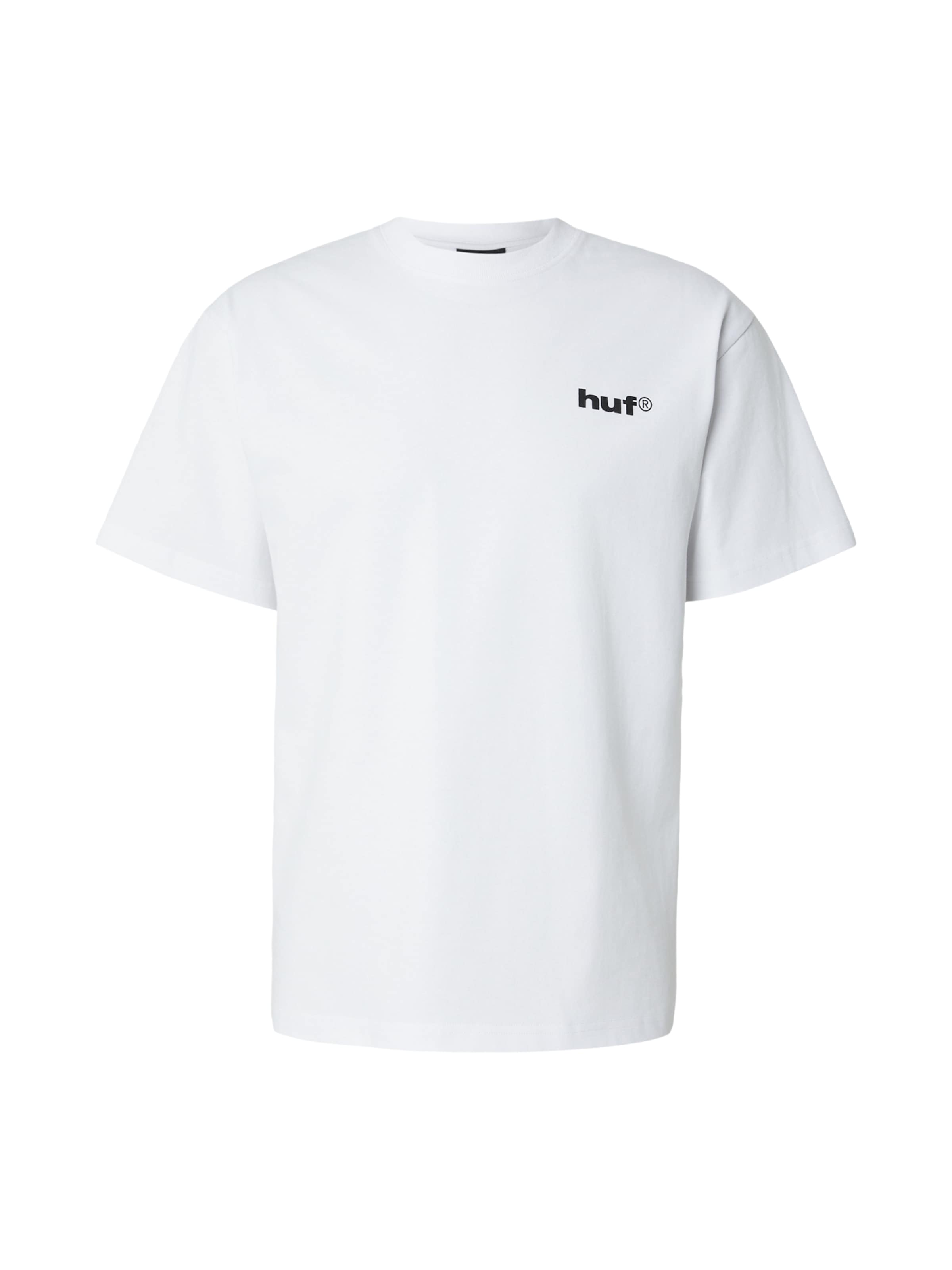 T-Shirt 'Gimme The Loot' HUF en blanc : devant