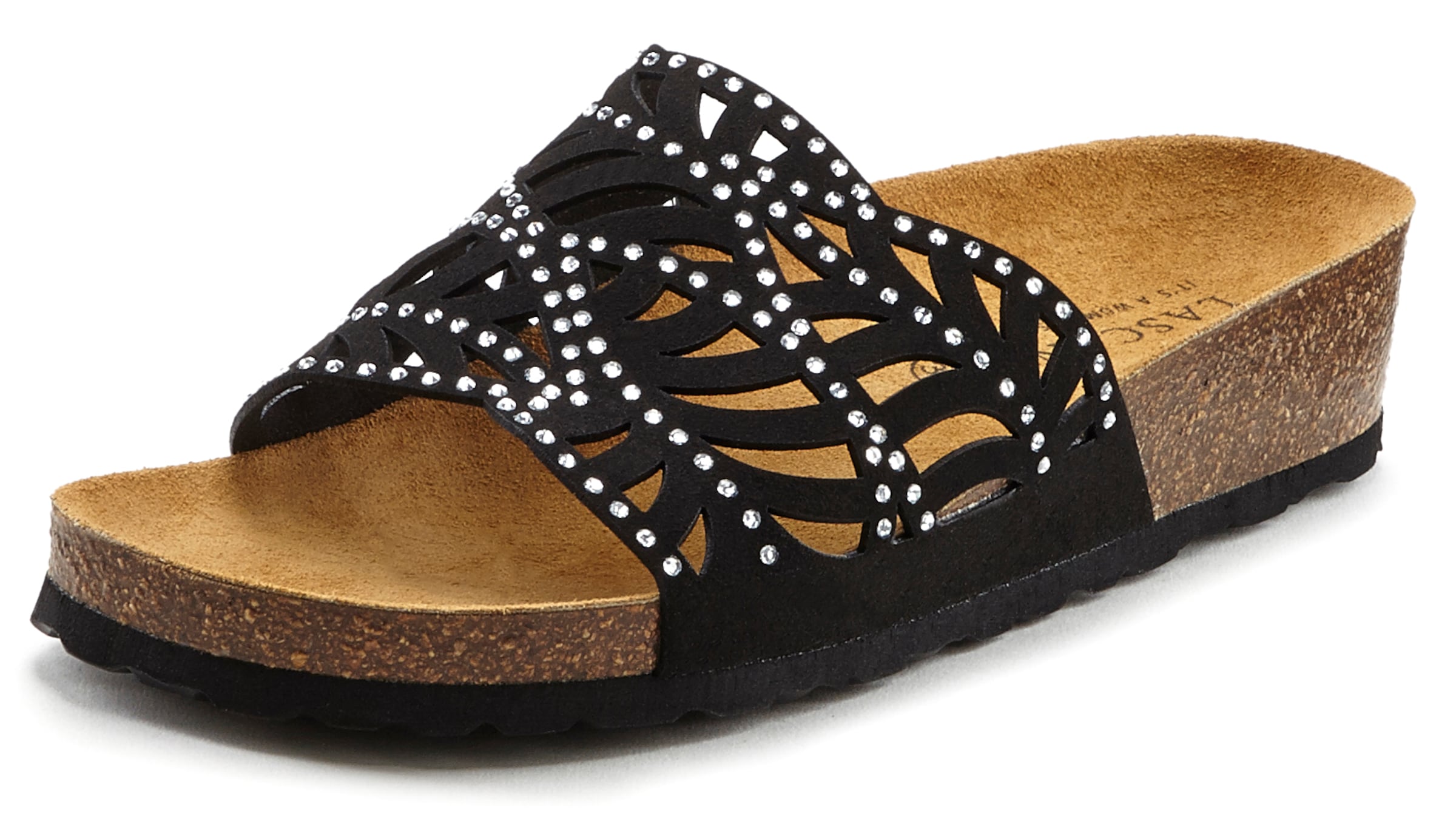 LASCANA Pantolette i svart: framsida