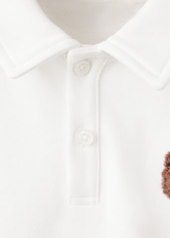 Bluză de molton 'SUDLIT' de la MANGO KIDS pe alb