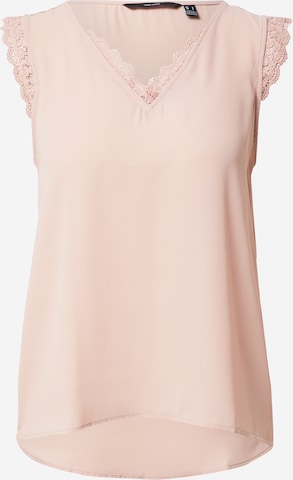 Bluză 'POEL' de la VERO MODA pe roz: față